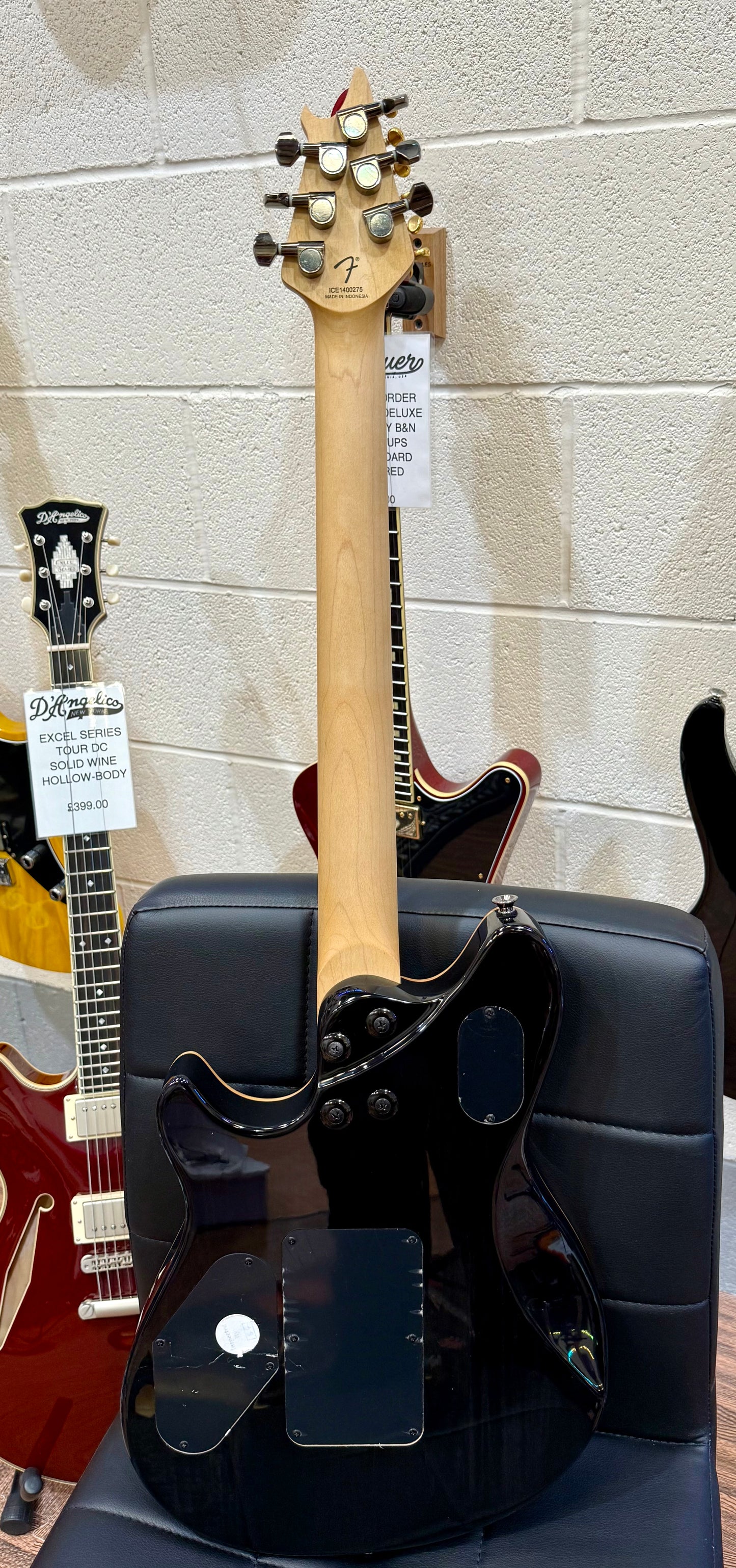 🎸2014🎸 EVH Wolfgang Standard~ Quilted Trans Black Guitar~ Van Halen~ Floyd Rose
