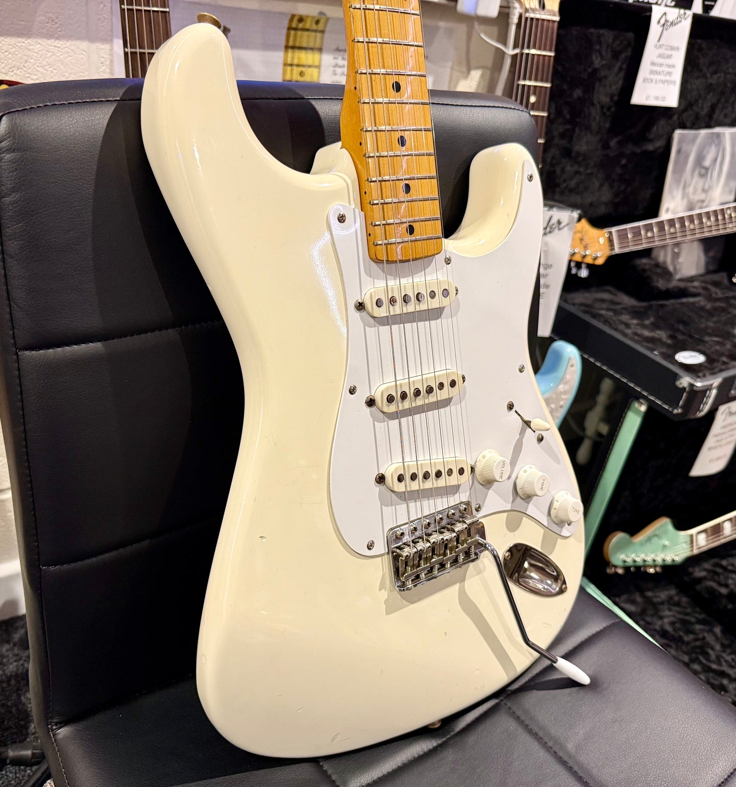 🌟 1983 JAPANESE VINTAGE 🌟Fender Squier JV Stratocaster~ 57 Spec~ Vintage White