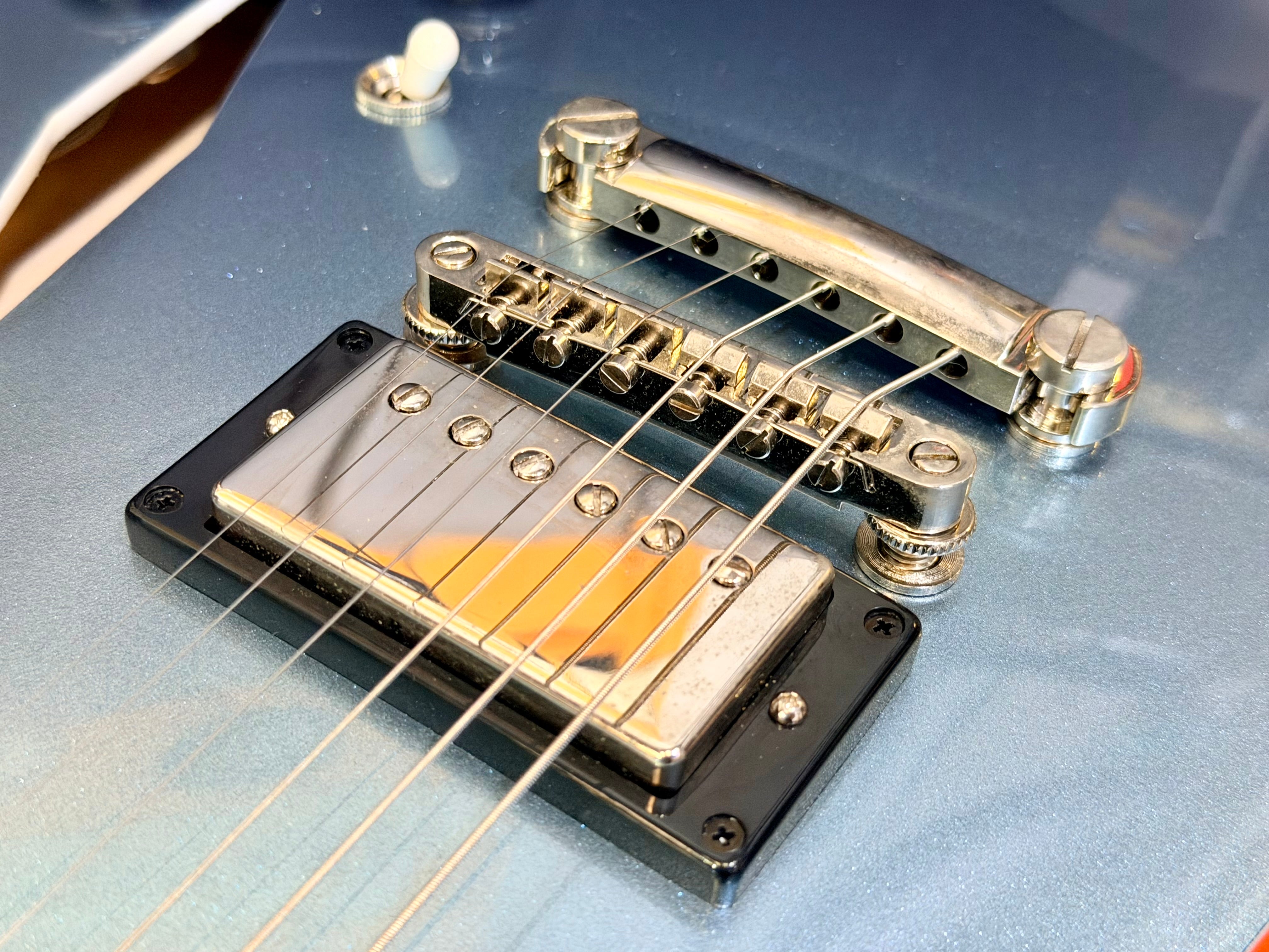 ⚡️2024⚡️ Epiphone Artist Dave Grohl DG-335~ By Gibson Custom~ Pelham Blue!