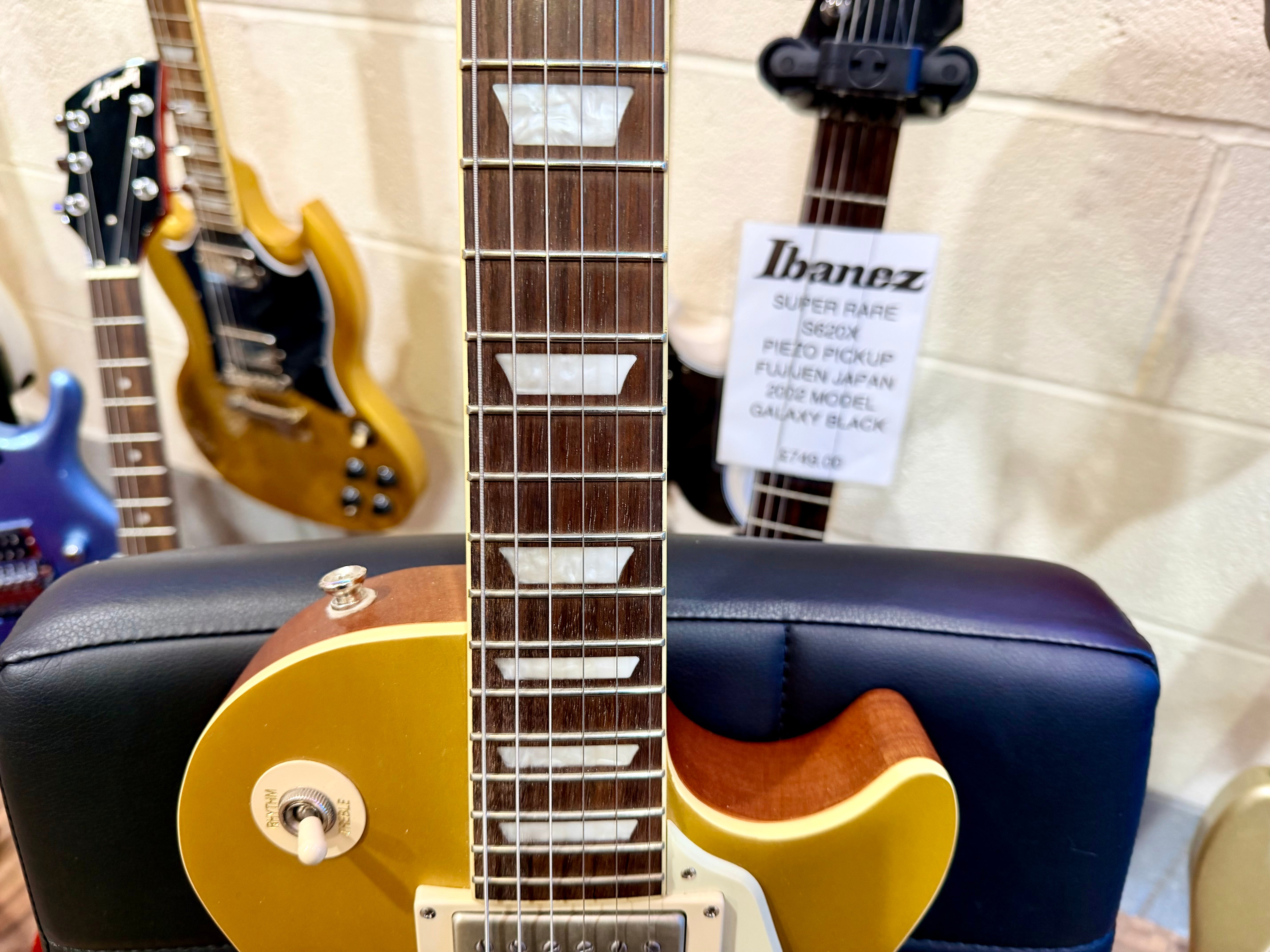 🌟2021 UPGRADED🌟 Epiphone Les Paul Classic Worn Metallic Gold~ Iron Gear P’ups!