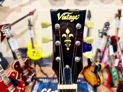 🍯B-STOCK🍯 Vintage V100 ReIssued Electric Guitar ~ Honeyburst Les Paul!