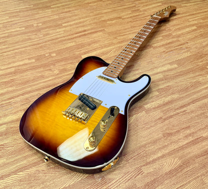 ⚡️NEW⚡️ JET JT-600 Tobacco Burst Electric Guitar~ Richie Kotzen~ Flamed Maple!