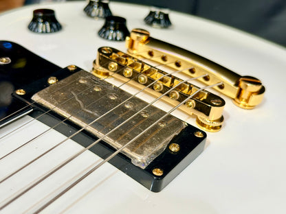 🔥NEW🔥 Vintage V100 ReIssued Electric Guitar – Arctic White Les Paul V100AW!