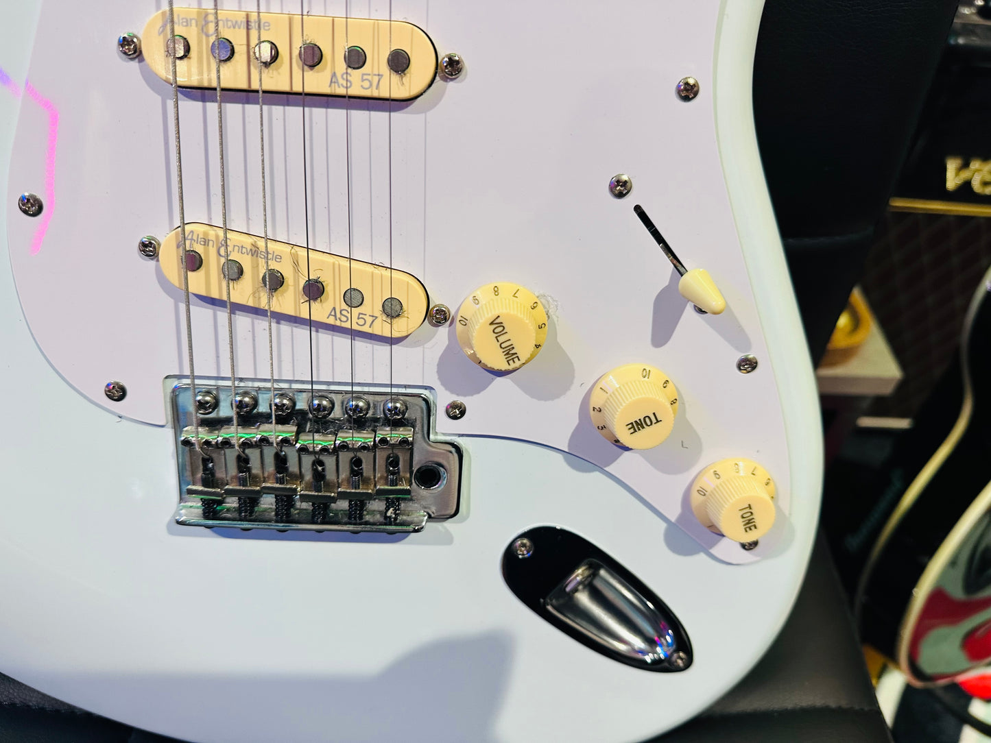 Revelation RTS 57 Stratocaster~ Alan Entwistle Strat Style Guitar~ Daphne Blue!