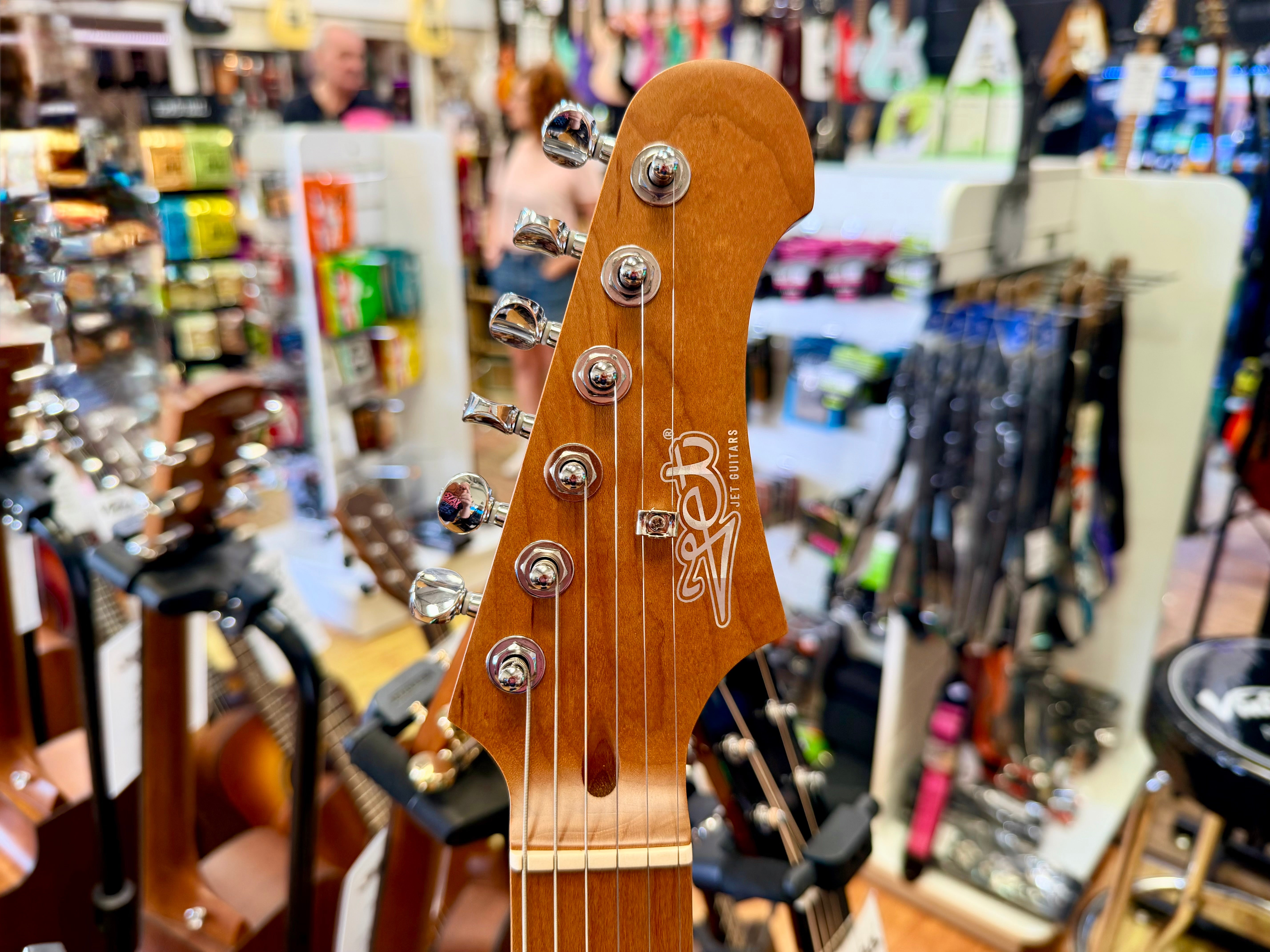 ⚡️NEW⚡️ Jet JS-300 Electric Guitar~ Seafoam Green~ Roasted Maple~ Strat~ 2026!
