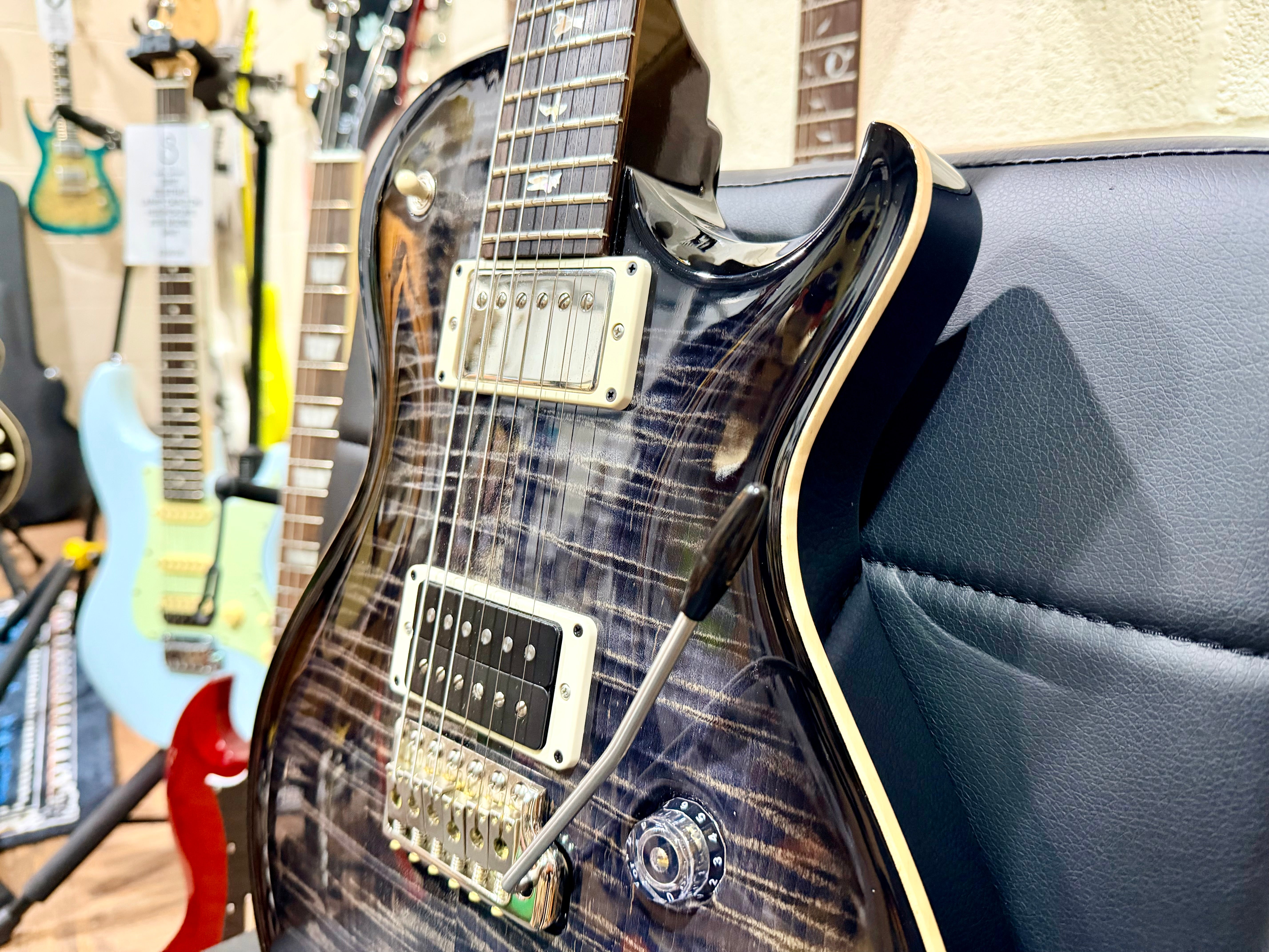 🔥2020🔥 PRS Mark Tremonti Signature USA Charcoal Contour Burst~ Case & Docs!