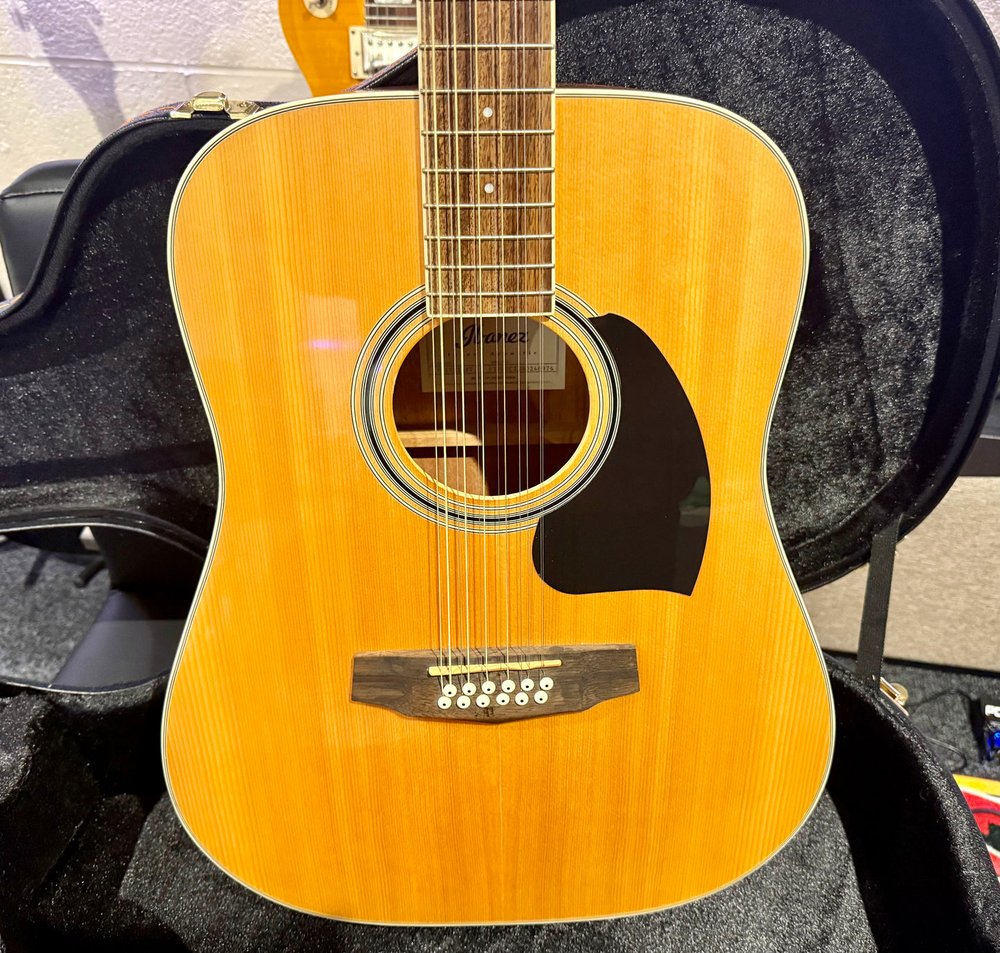 🌟MINT WITH HARD CASE🌟 Ibanez PF1512 Natural 12 String Acoustic Guitar!