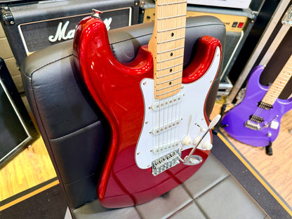 🎸 EastCoast ST1 Electric Guitar- Candy Apple Red~ Maple Neck Stratocaster 🎸