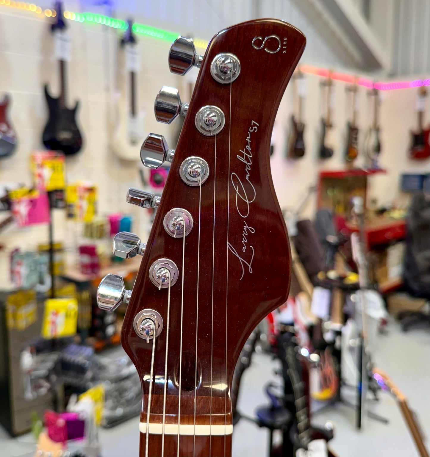 🔥EX DEMO 2024🔥 Sire Larry Carlton S7 FM~ Flamed Maple HSS~ Transperant Black!