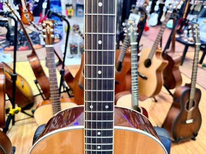 ⚡️2017⚡️ Epiphone AJ-220S/N Acoustic Guitar Natural~ Solid Top Dreadnought!