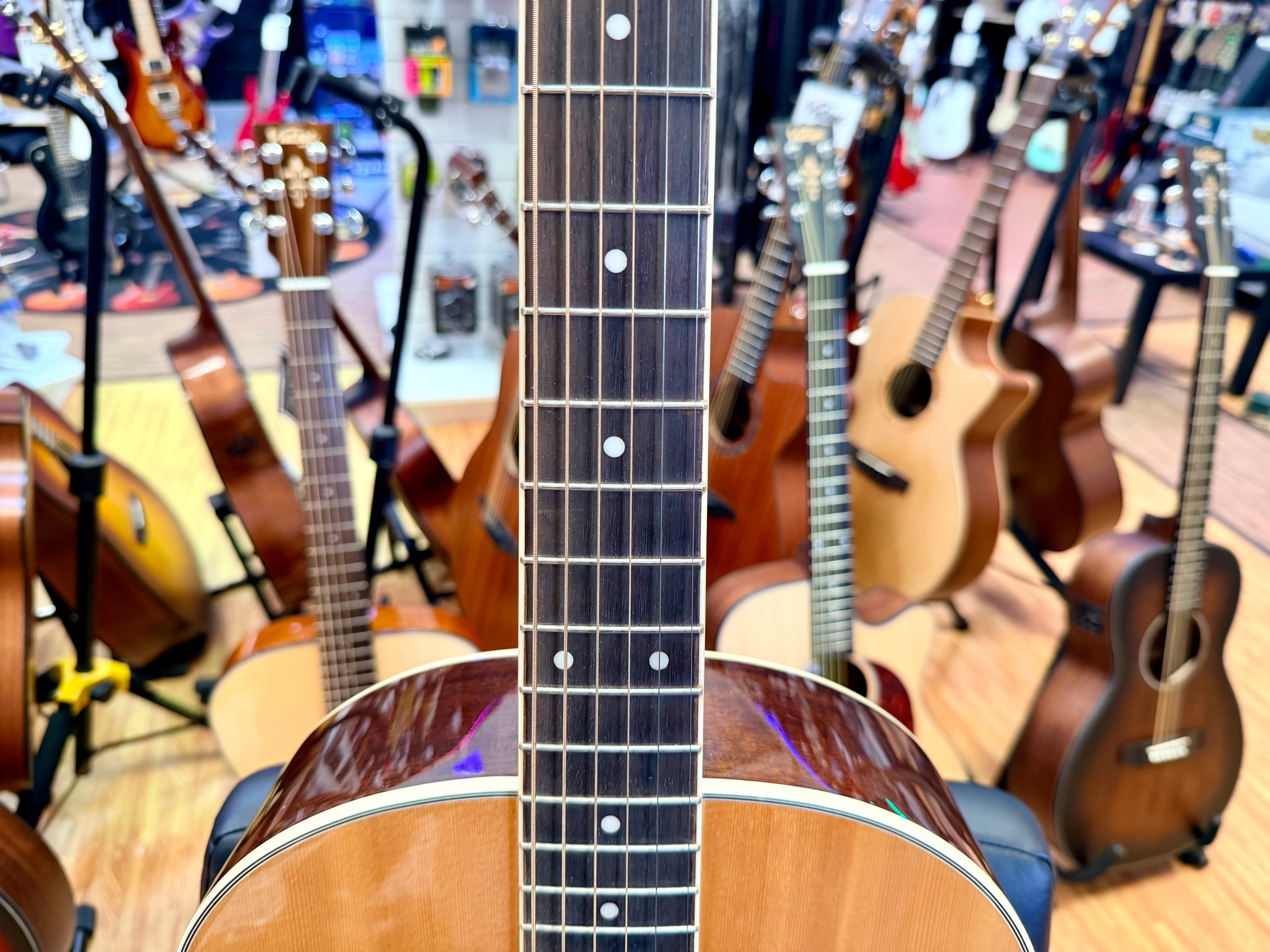 ⚡️2017⚡️ Epiphone AJ-220S/N Acoustic Guitar Natural~ Solid Top Dreadnought!