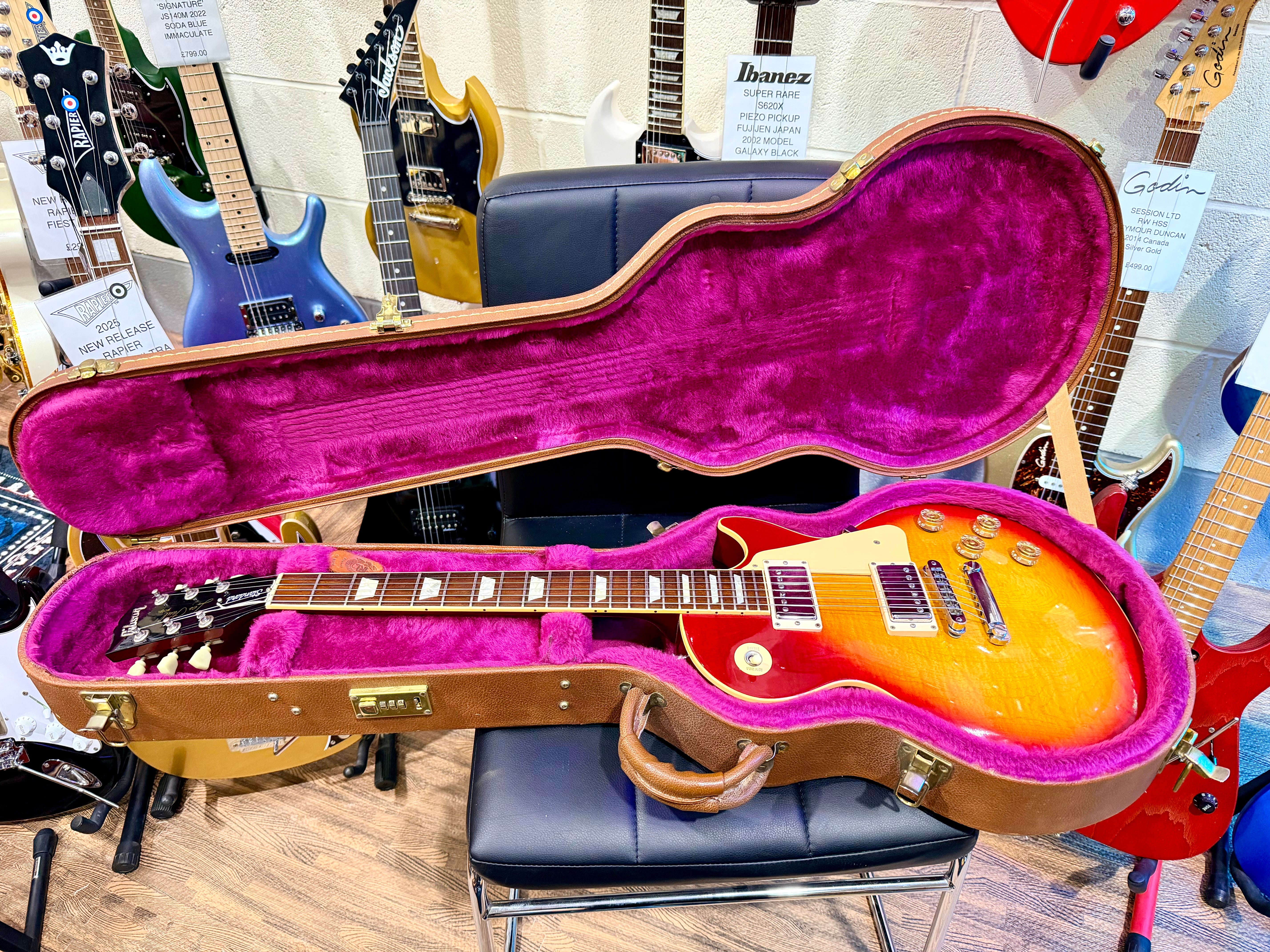 ☀️1996 USA☀️ Gibson Les Paul Standard~ Cherry Sunburst & Hard Case~ Cherished!