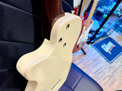 🌟NEW🌟 Harmony Juno Standard Electric~ Pearl White Gold Foil P90 + Mono Case!