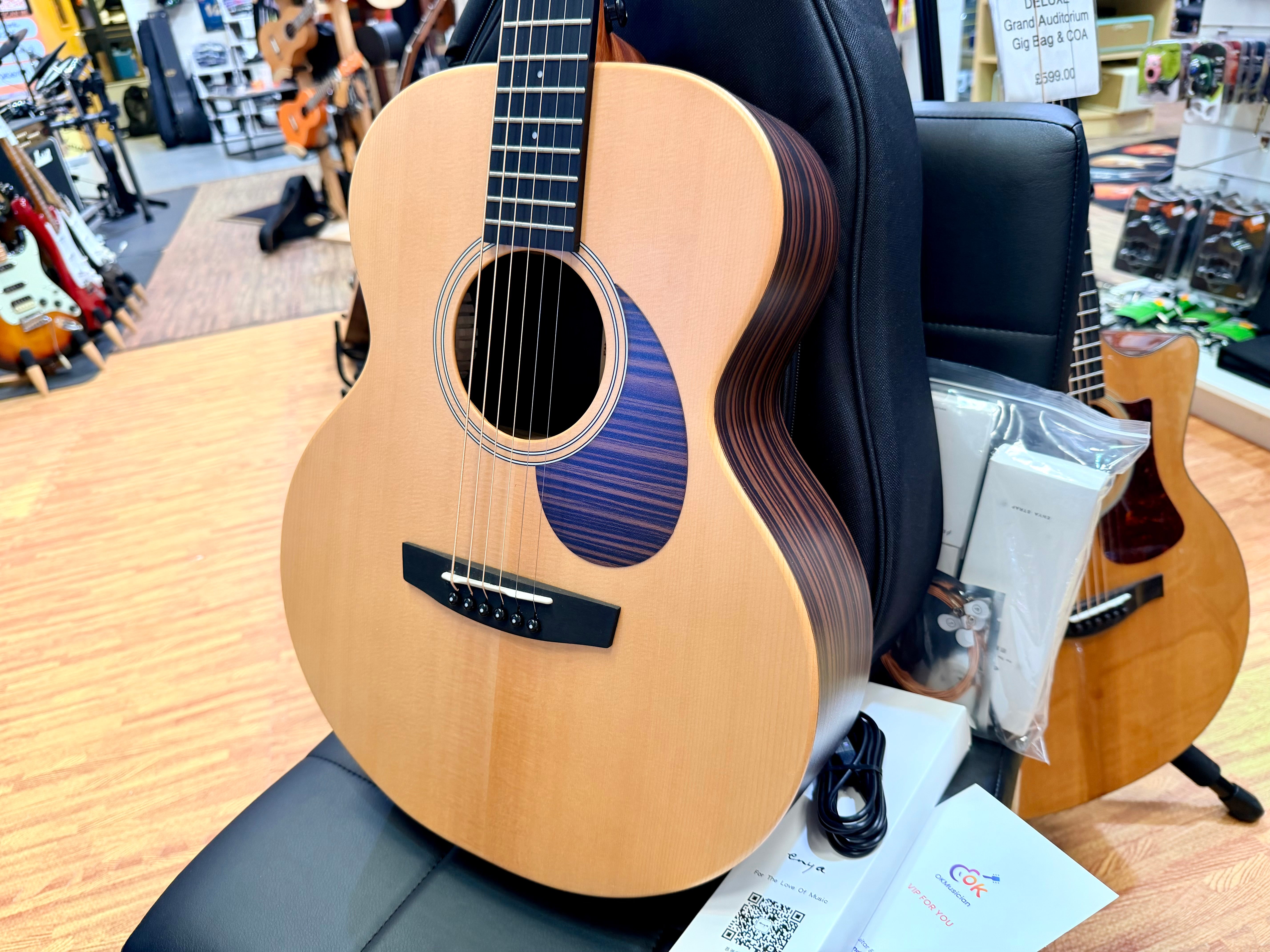🔥2026 NEW🔥 Enya EM-X1 SP1 Pro Max 36” Electro Acoustic Mini Jumbo Smart Guitar