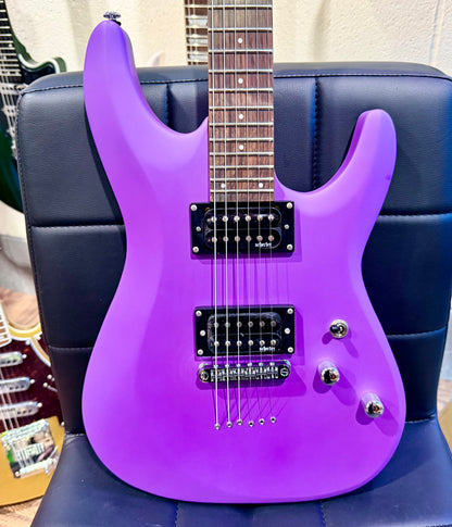 🔥NEW🔥 Schecter C-6 Deluxe~ Purple satin~ Diamond Pickups~ Electric Guitar!