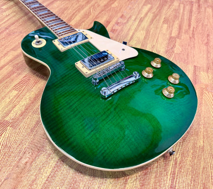 🔥1998🔥 Korean Epiphone Les Paul Standard~ Limited Edition Translucent Green!