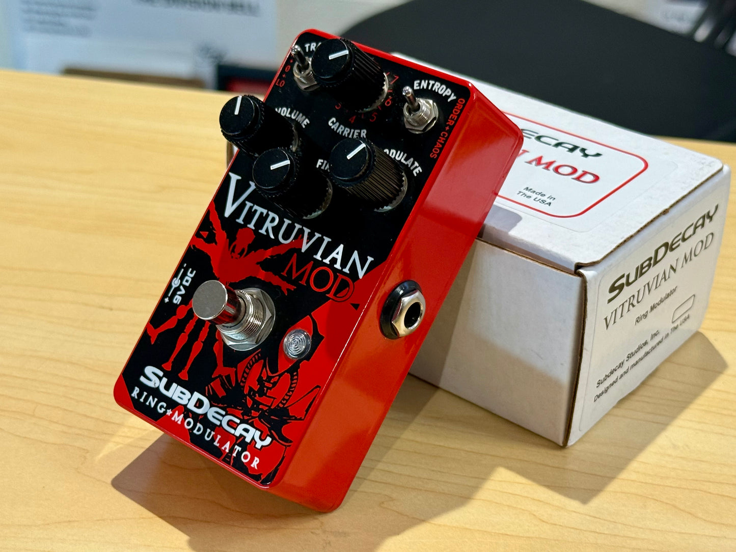 🎸RARE🎸 Subdecay Vitruvian Mod Ring Modulator Pedal~ Guitar Effects Unit!