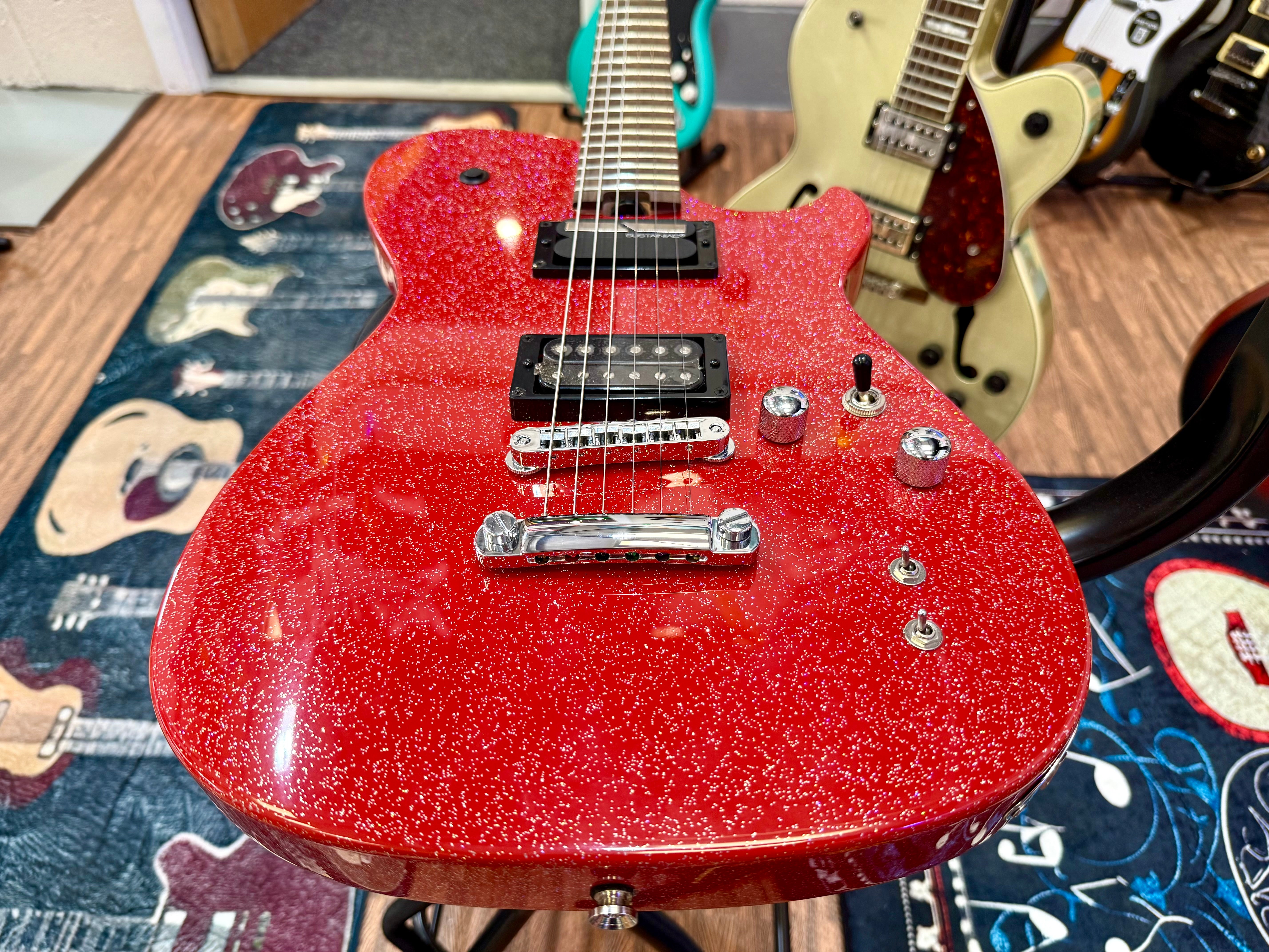 🔥NEW RELEASE🔥 Manson Meta Series Matt Bellamy MBM-2H Sustainiac~ Red Sparkle!