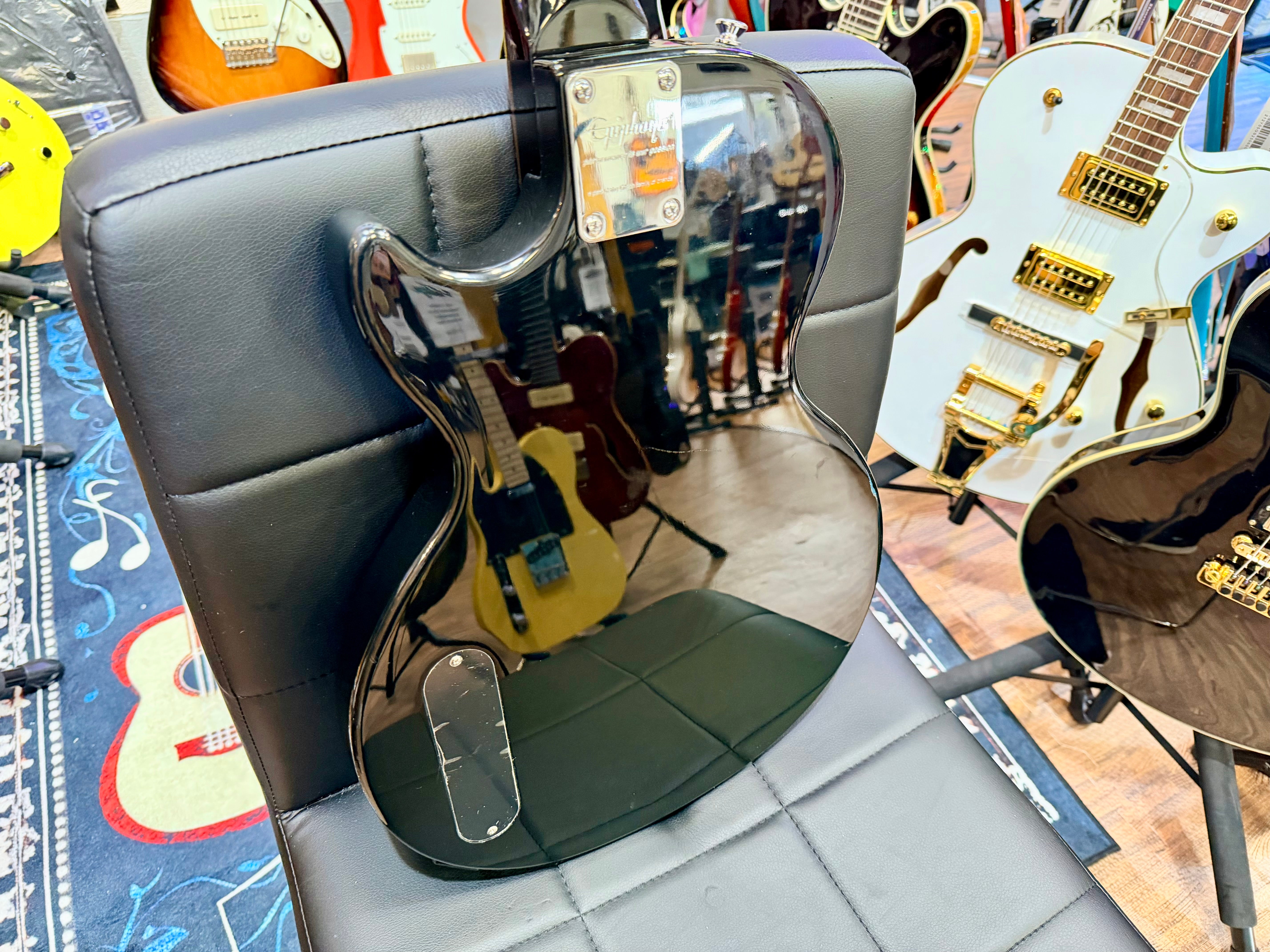 🔥2013🔥 Epiphone Les Paul Junior Electric Guitar~ Gloss Black!