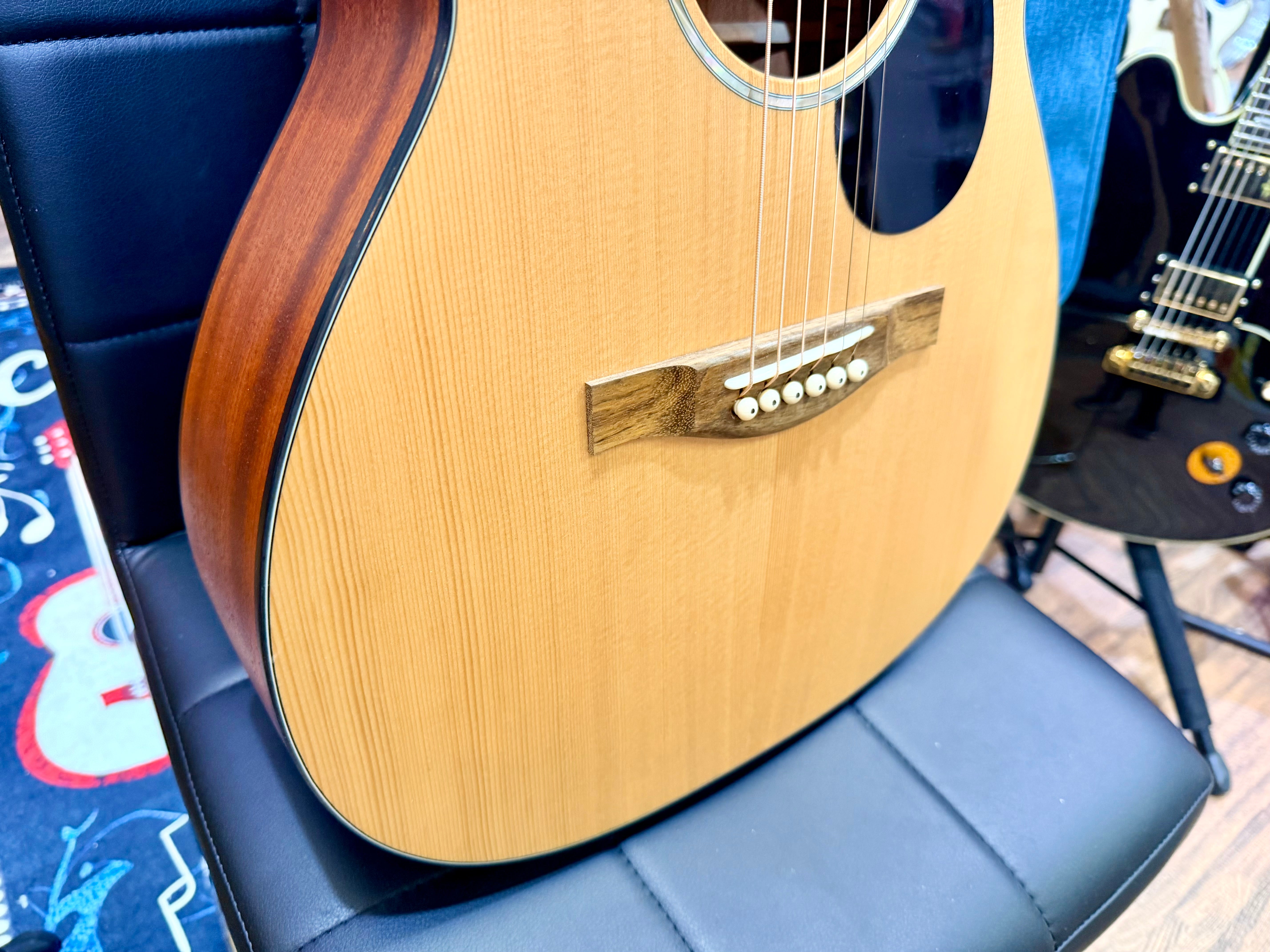 🔥MINT 2024🔥 Eastman PCH1-OM Acoustic Guitar~ Natural~ Solid Top~ Gig Bag!