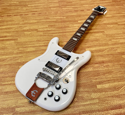✨2024✨ Epiphone Crestwood Custom Tremotone Polaris White~ Mini Humbuckers!