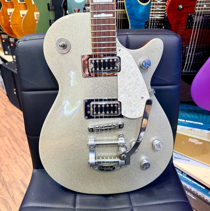 ✨2014✨ Gretsch G5439T Electromatic Pro Jet W/Bigsby~ Silver Sparkle Metallic!