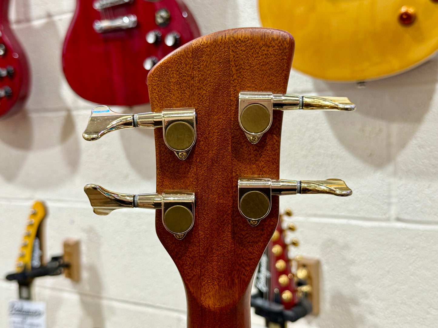🔥CURVED BODY🔥 SX SWB1 Active Bass Guitar in Natural Satin Finish~ Arched!