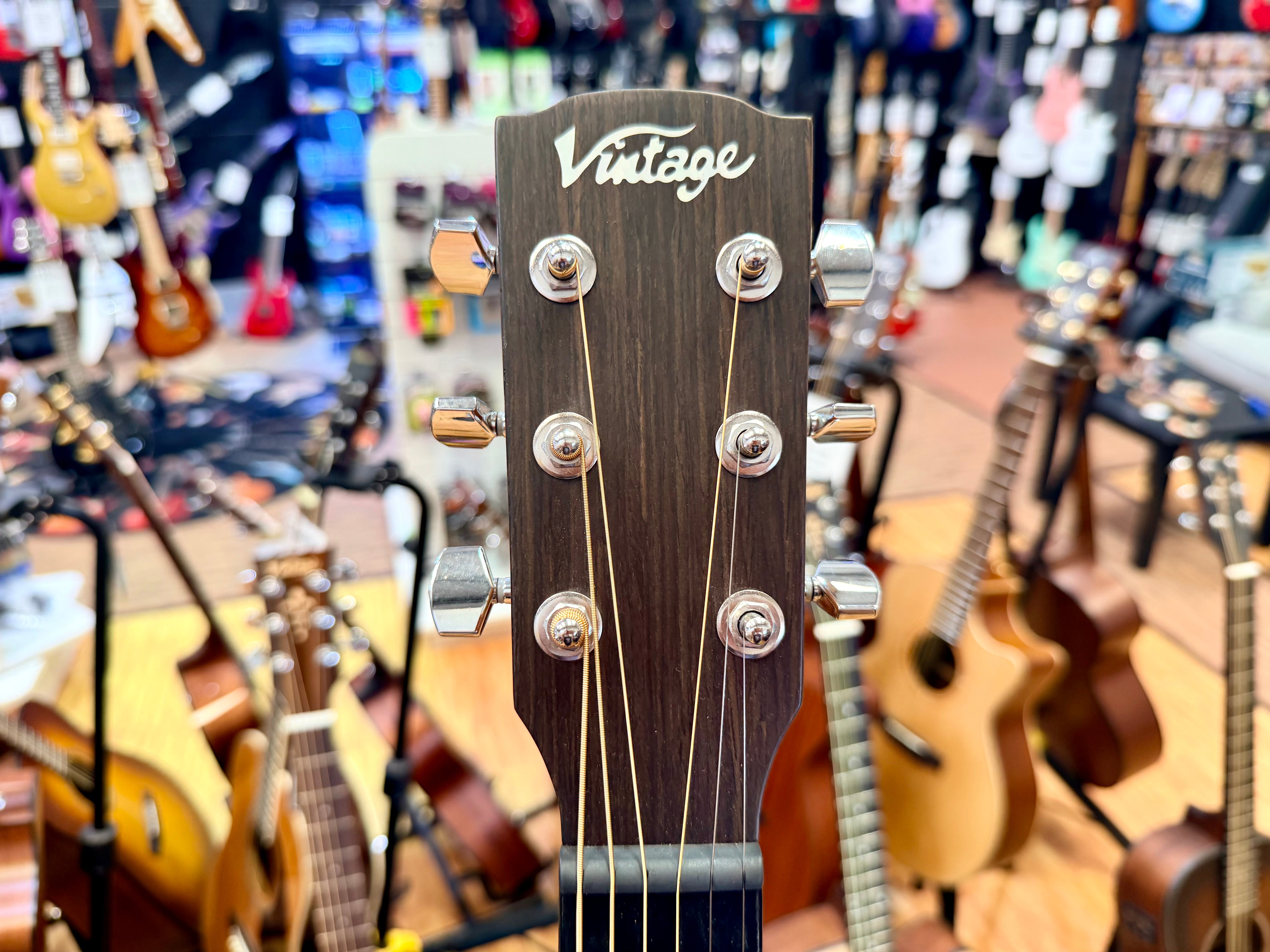 🪵NEW🪵 Vintage VE330MM Mahogany Series Electro Acoustic Guitar~ Folk/Auditorium