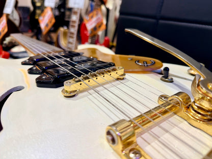 ✨LIMITED EDITION✨ Epiphone Riviera Royale Custom P93~ Pearl White + Hard Case!