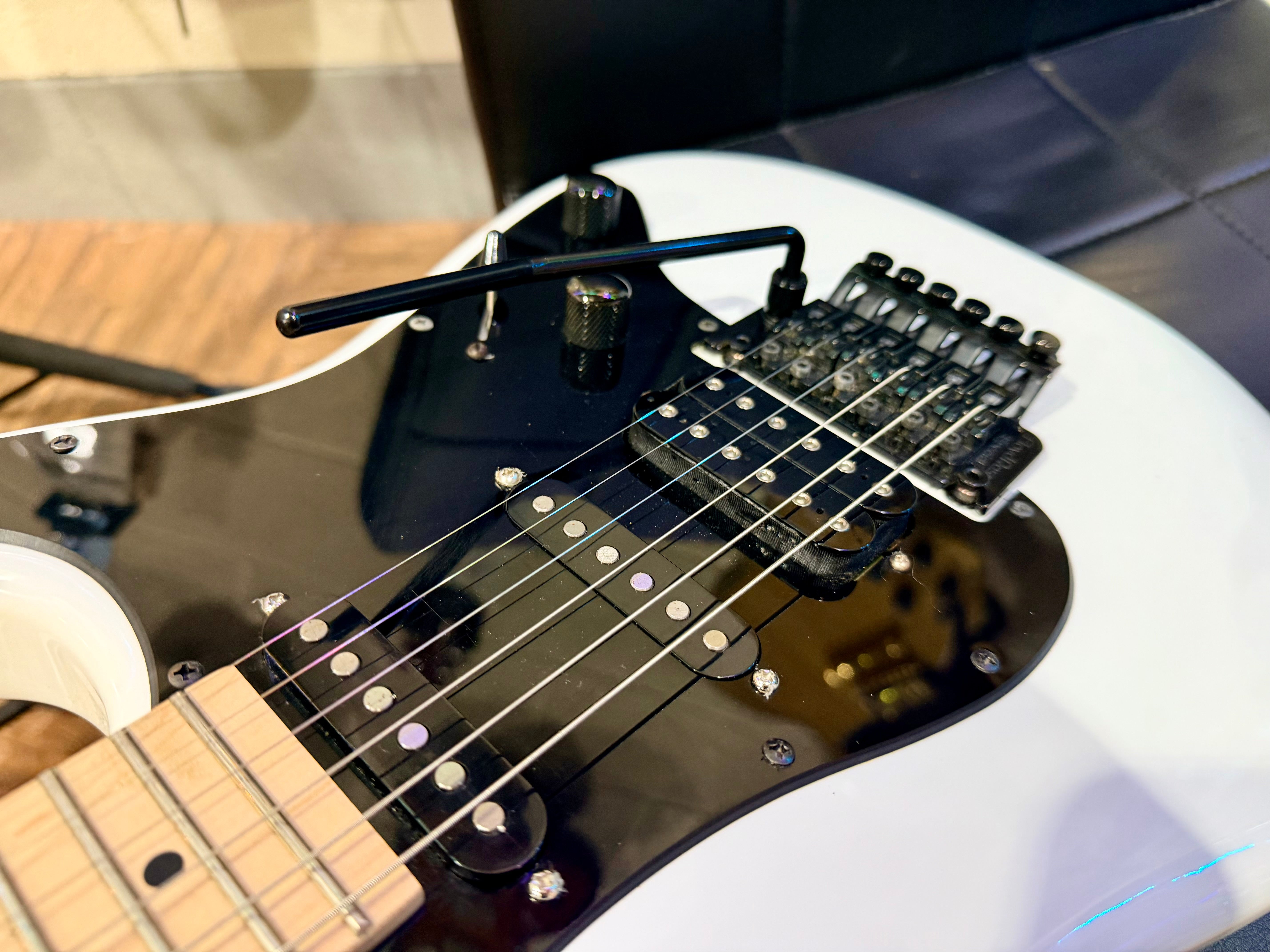 🔥2022🔥 Jackson Adrian Smith SDXM~ Maple~ Snow White~ Iron Maiden Signature!