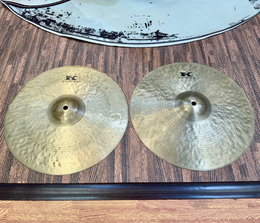 🥁 Zildjian Kerope 14” Hi Hats~ K Hi Hat Cymbals~ Made In USA 36cm 🥁