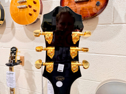 🌟MINT 2021🌟 Epiphone Sheraton II Pro Hollowbody~ Ebony Black + Hard Case!