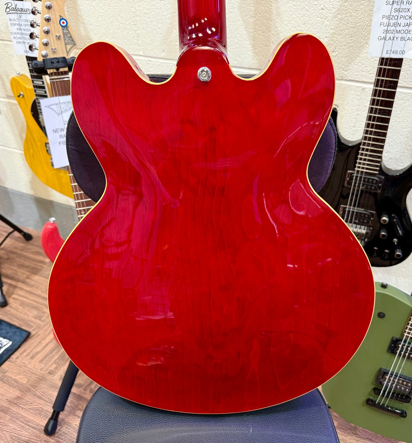 🎸LOVELY🎸 Tanglewood TH-502 CH~ Semi-Hollow Electric Guitar~ Cherry Red!