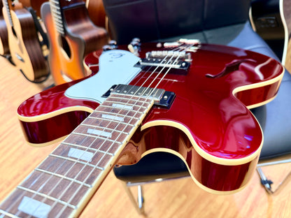 ✨2023✨ Epiphone Riviera Semi-Hollow Sparkling Burgundy~ Frequensator~ Hard Case