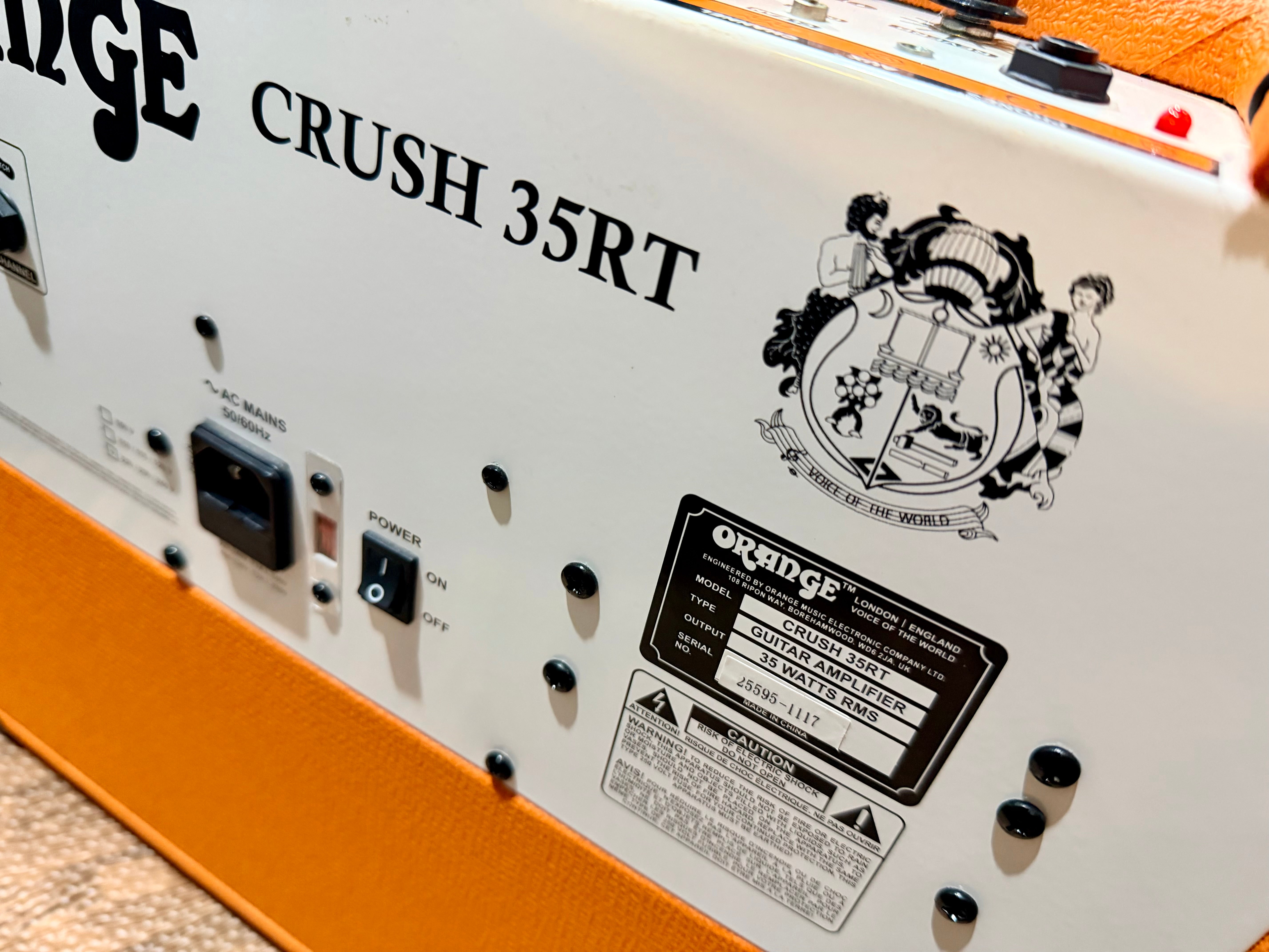🍊 Orange Crush  35rt Guitar Combo Amplifier~ 35w Amp~ 2 Channel 🍊