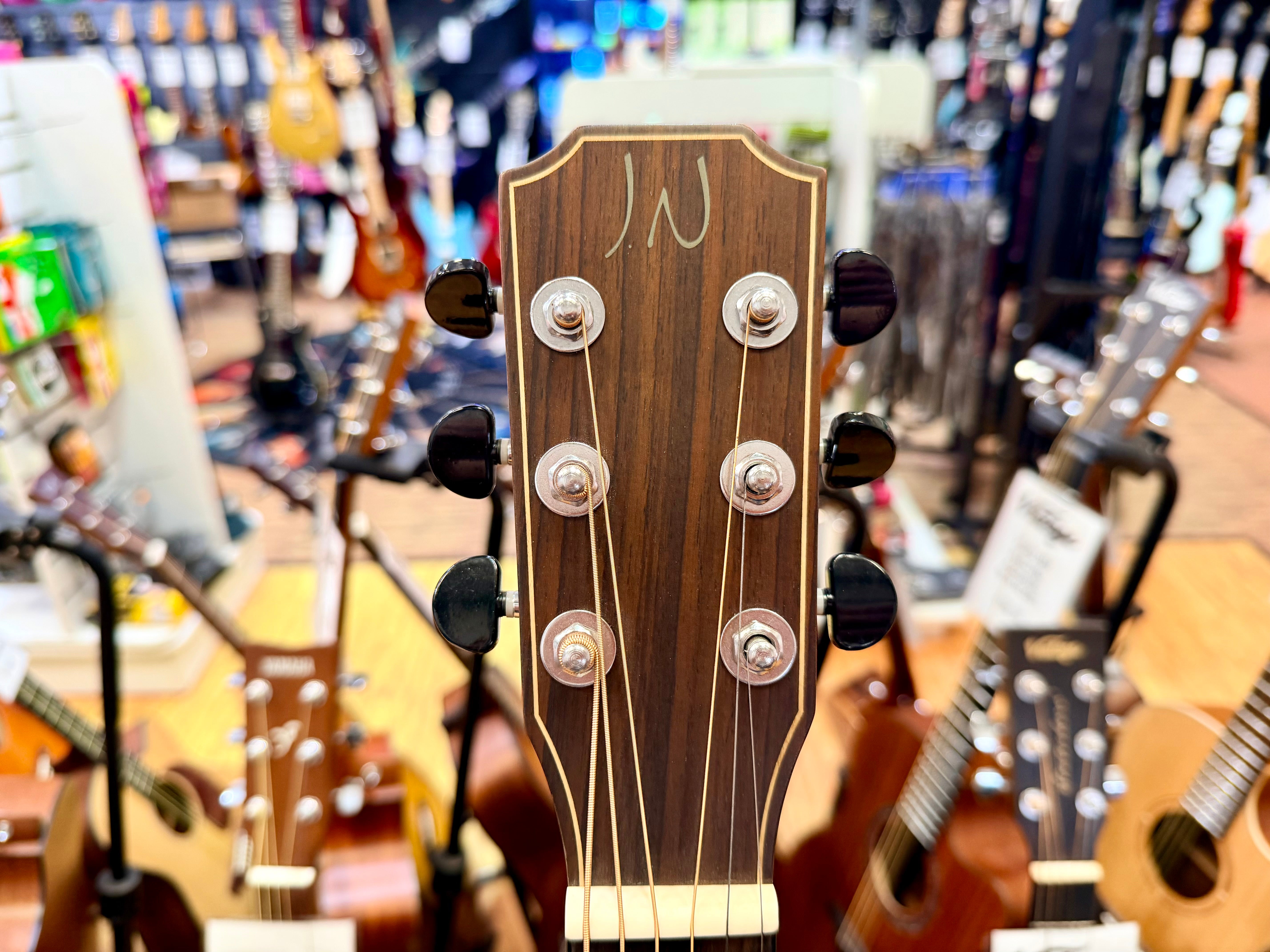 🔥MINT🔥 James Neligan DEV-A Solid Top Mahogany Acoustic Guitar Natural Satin!