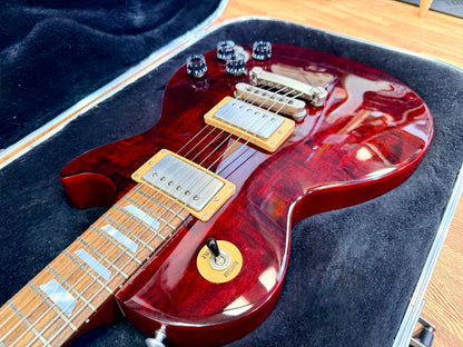 ✨2015✨ Gibson Les Paul Studio~ Wine Red Figured Top~ 100th Anniversary + Case!