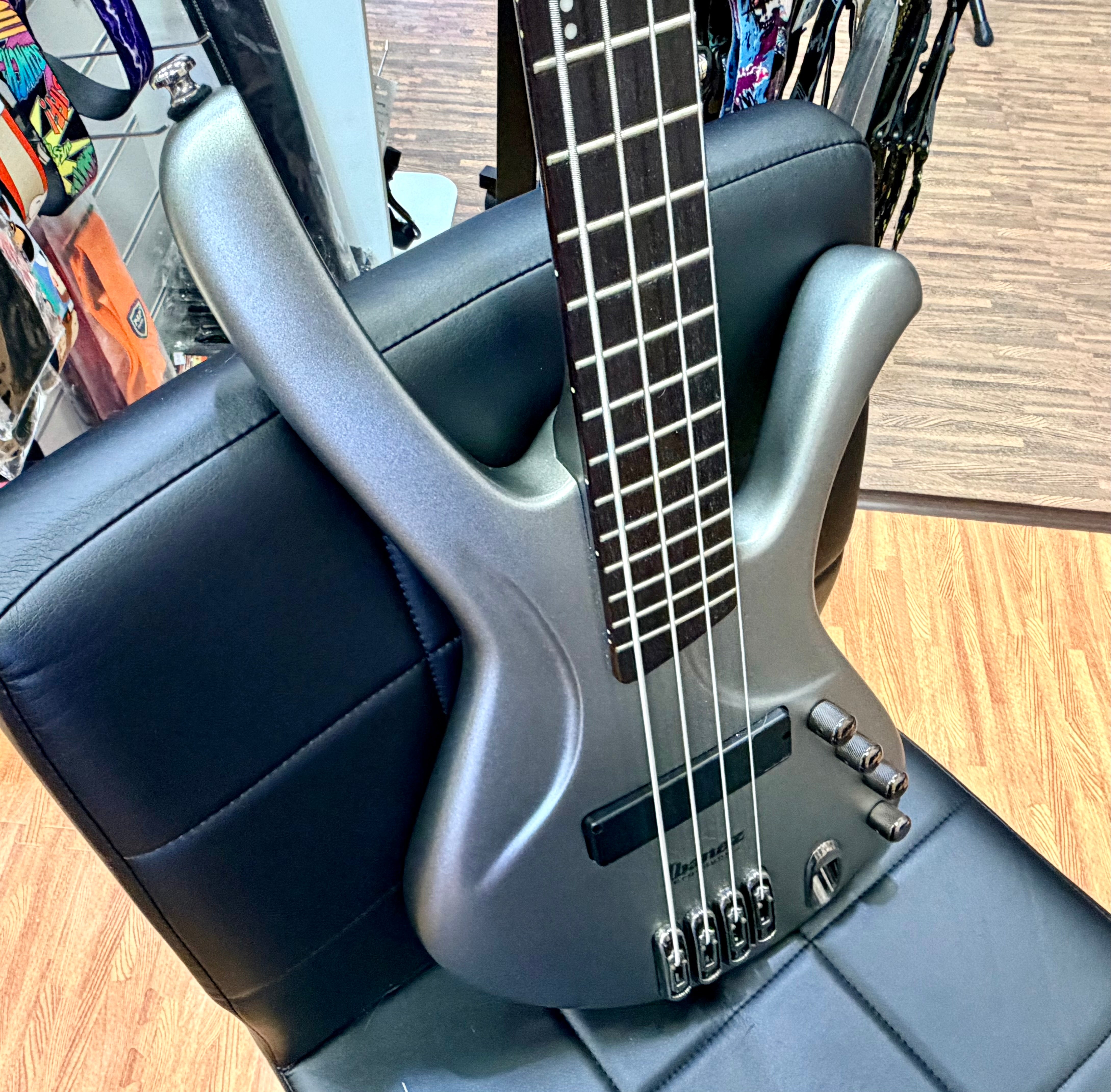 🔥RARE🔥 2001 Ibanez Ergodyne EDA900 Bass~ Korea~ Silver Flat Luthite~ Piezo!