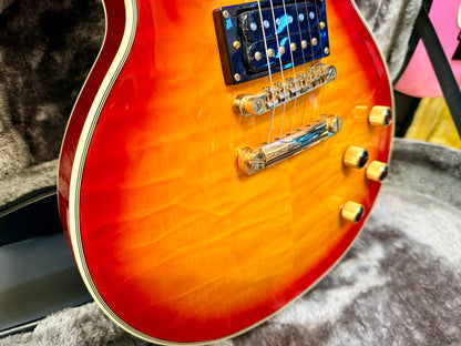 🔥GIBSON PICKUPS🔥 Epiphone Prophecy Les Paul Custom Plus GX~ Cherry Sunburst!