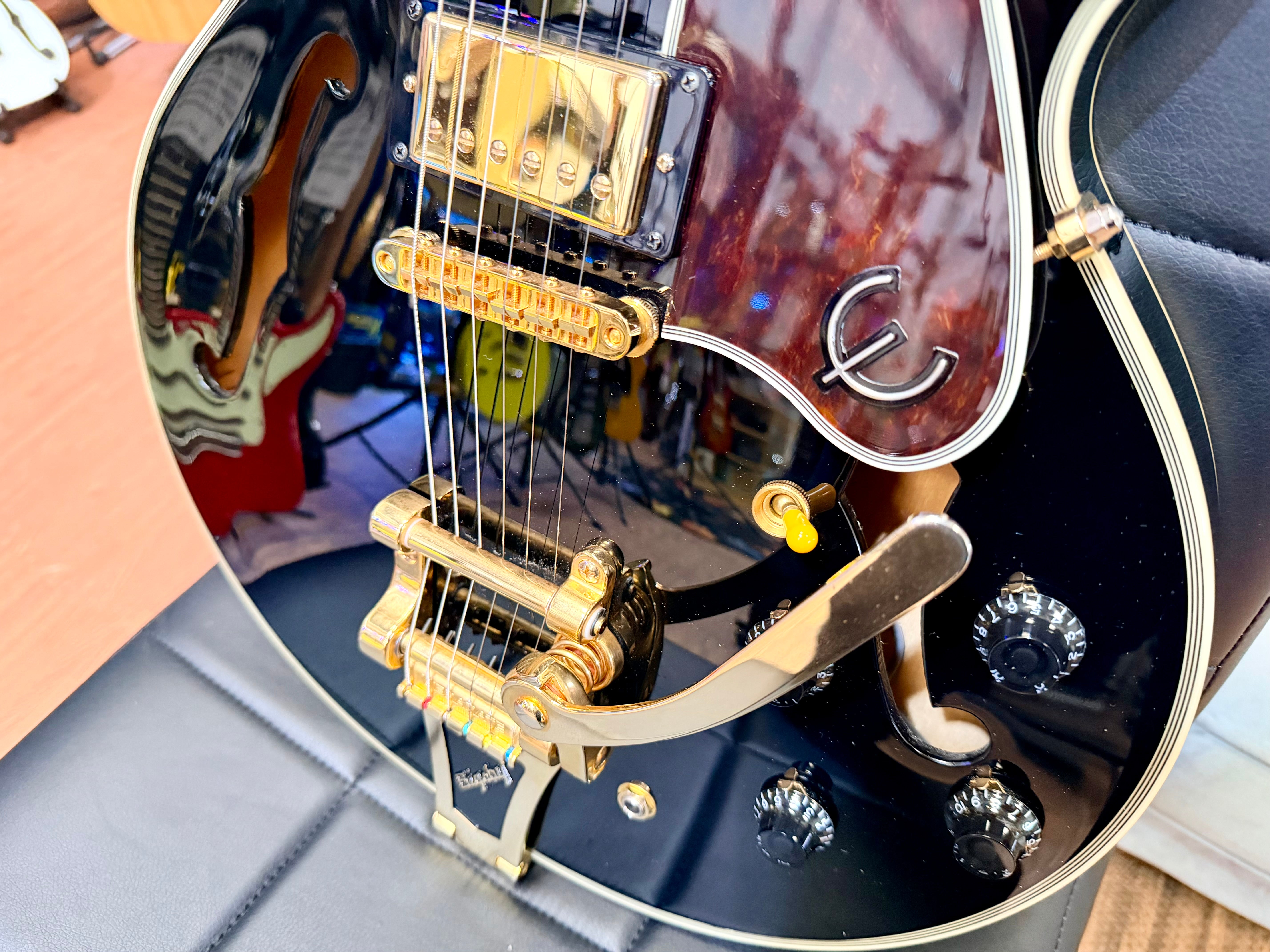🔥2018🔥 Epiphone Joe Bonamassa ES-355 Limited Edition Black + OHSC & Signed COA