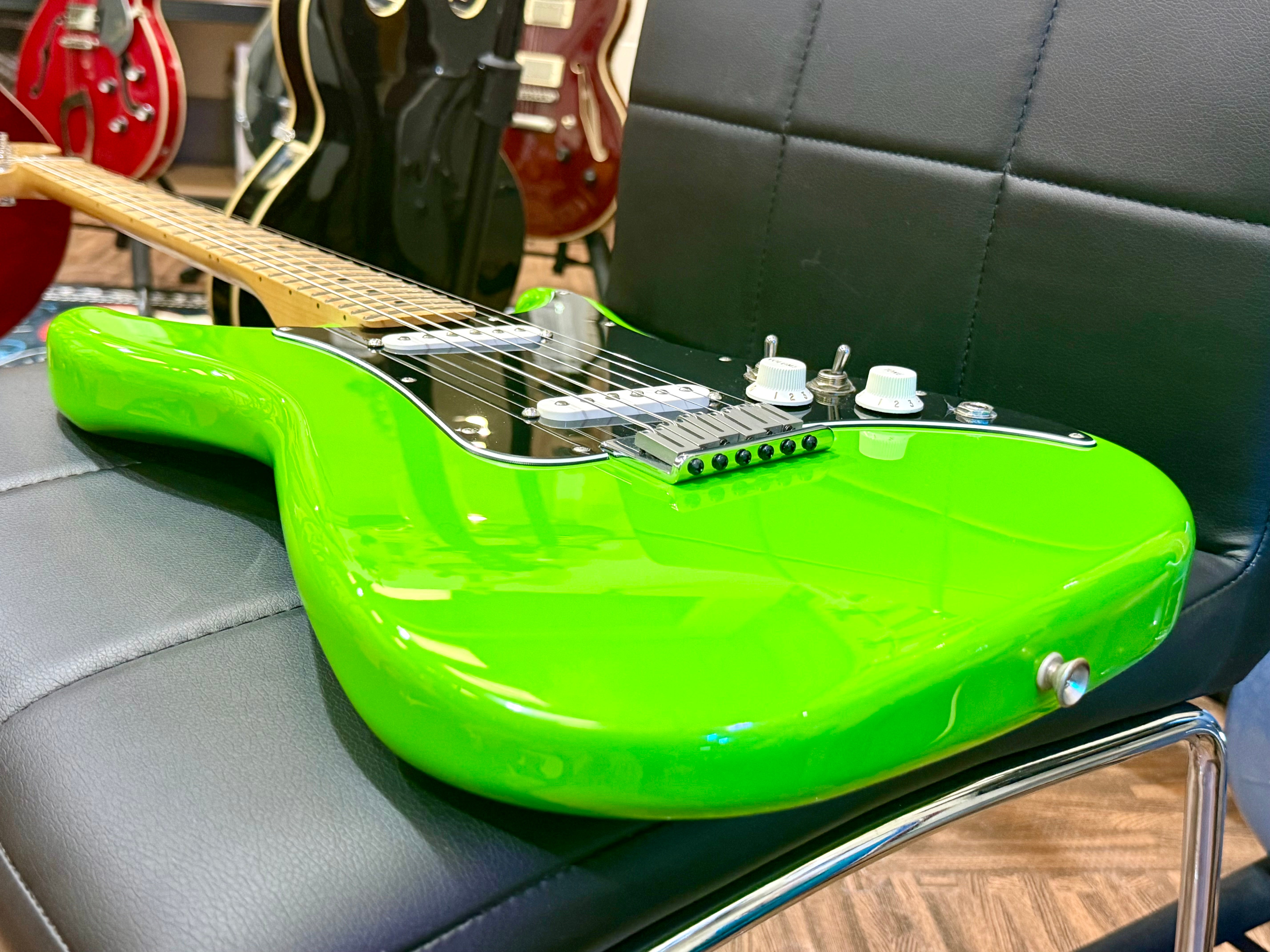 🔥MINT 2019🔥 Fender Player Lead II ‘2’ Neon Green Electric Guitar + Hard Case!