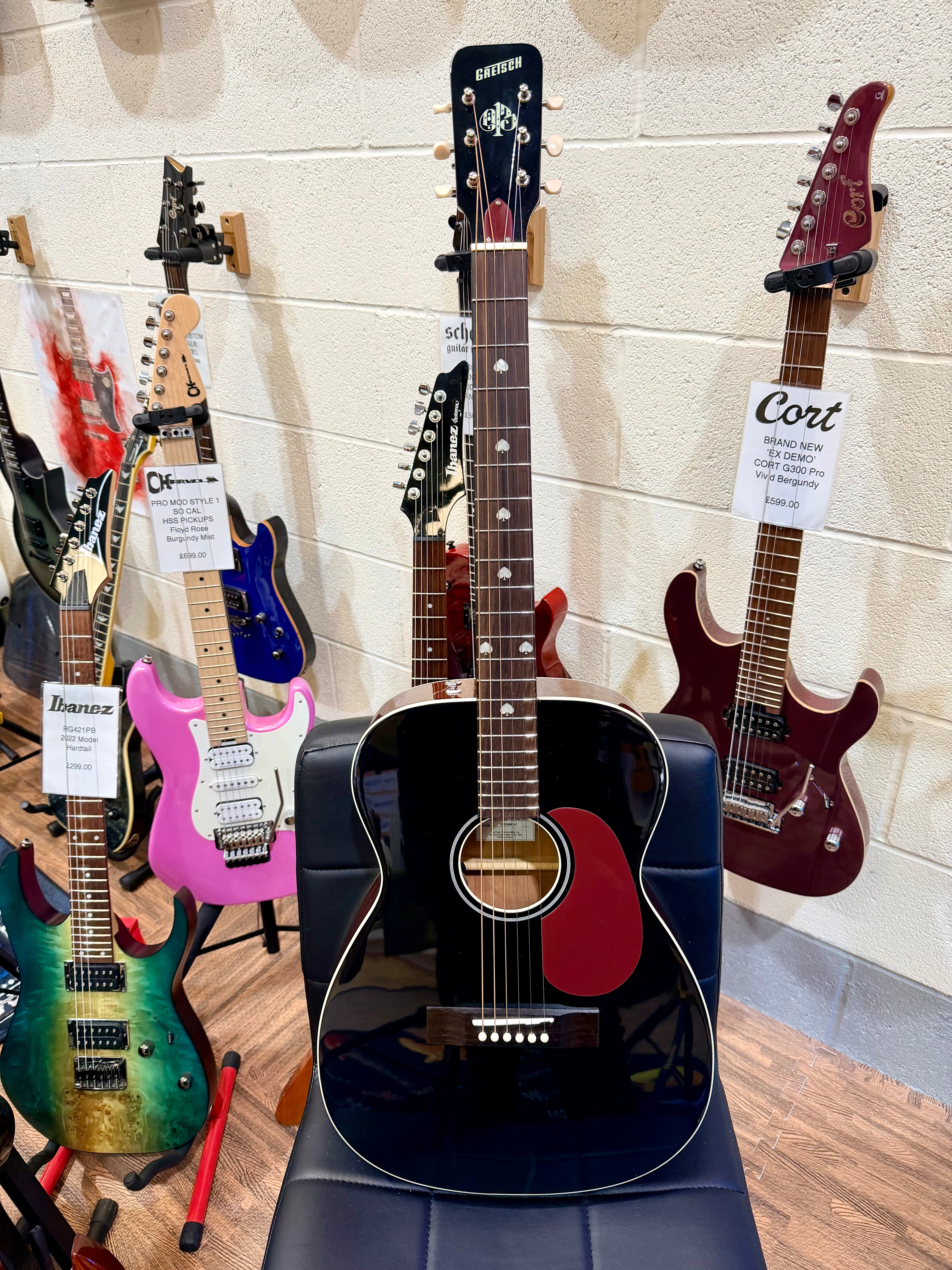 ⚡️2024⚡️ Gretsch Nick 13 Outlaw Heart~ Grand Concert Electro Acoustic Guitar!