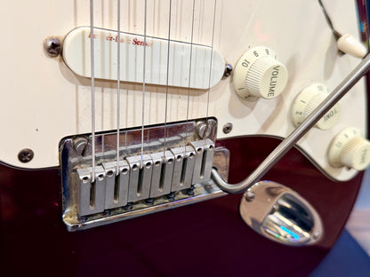 ✨1989 USA✨ Fender American Stratocaster Plus Deluxe~ Midnight Wine~ Lace Sensor