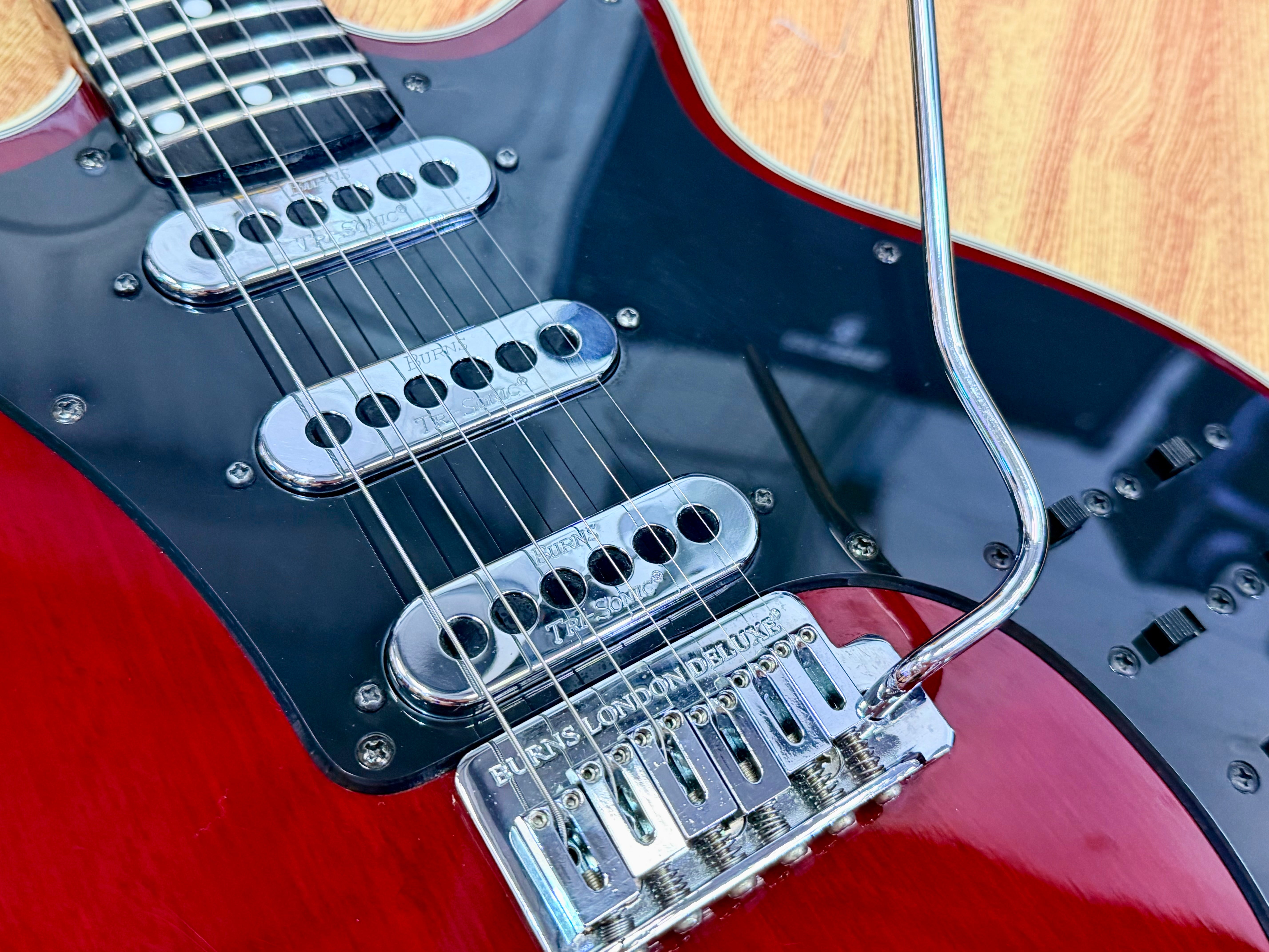 ⚡️2003⚡️ Burns London Brian May Signature Red Special~ Cherry Red Korean Made!