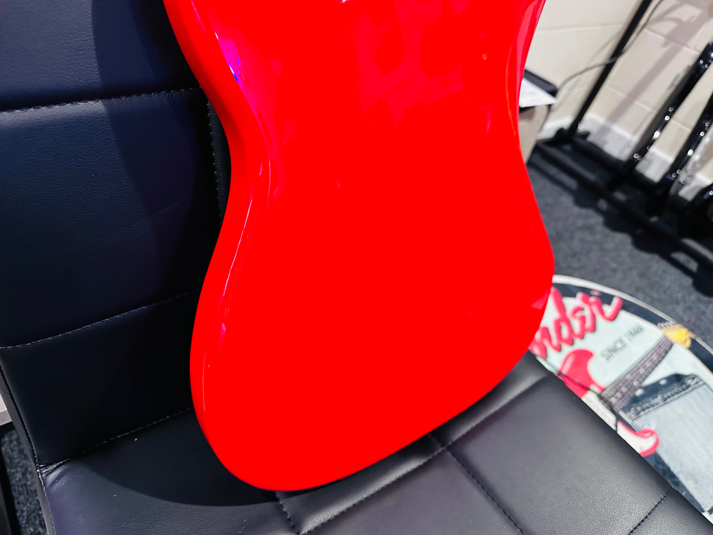 🎸NEW🎸 Johnny Brook P Bass Guitar~ Electric Precision Style~ Gloss Red!