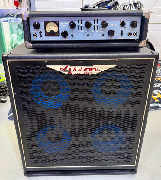 🎸 HEAD & CAB 🎸 Ashdown Bass Amplifier Stack~Evo II 300 + ARM-410H Cabinet 4x10
