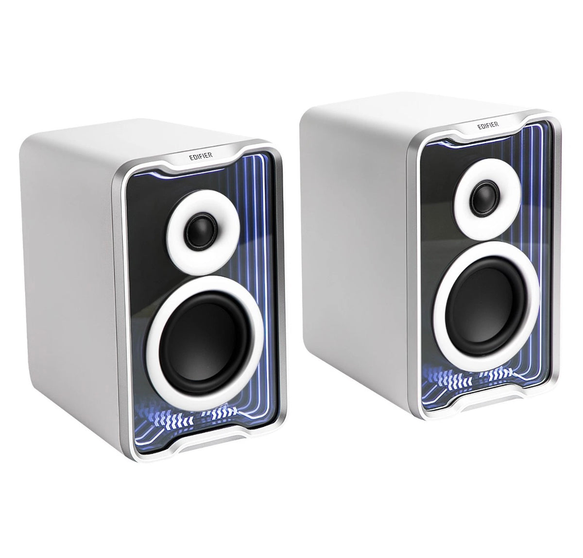 Edifier QR30 Active Bluetooth Bookshelf Gaming 2.0 Speaker Set - White