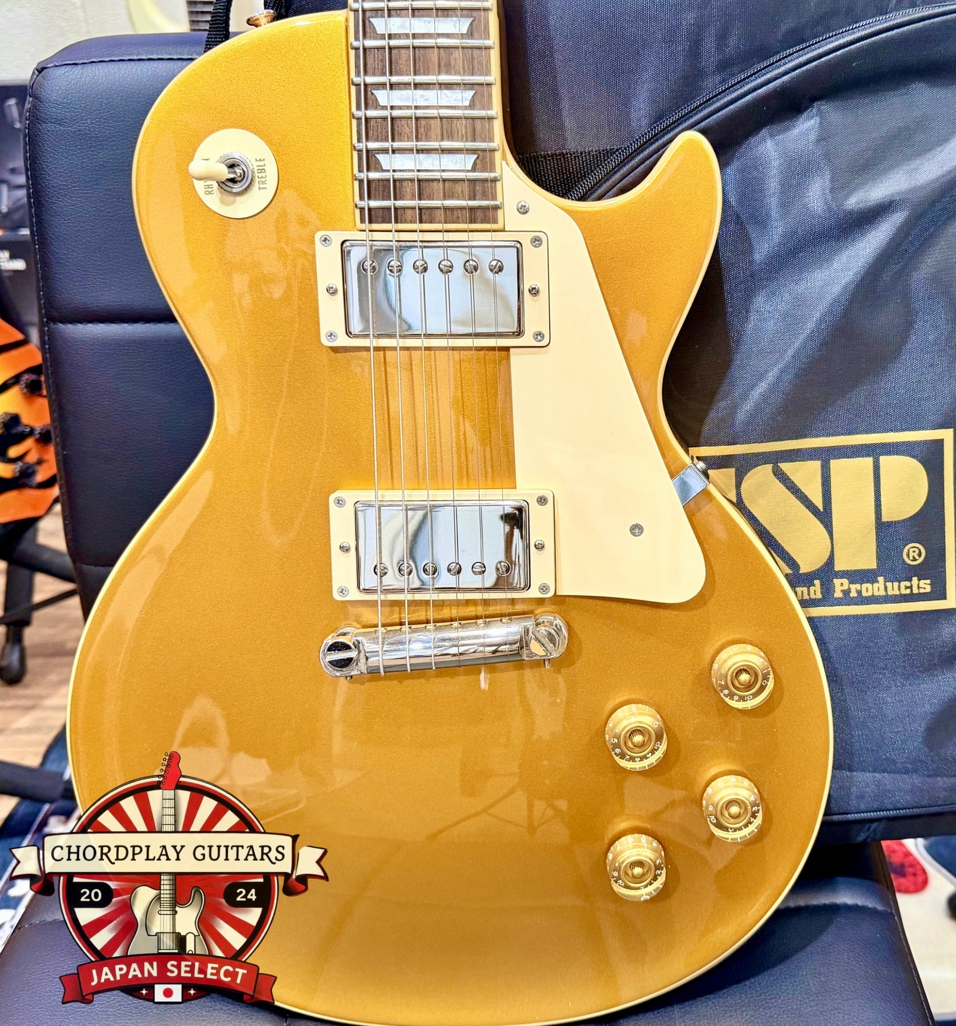 ✨ MINT ✨ Edwards E-LP-STD LTD All Gold MIJ ESP Les Paul~ S/Duncan~ 2024 Japan!