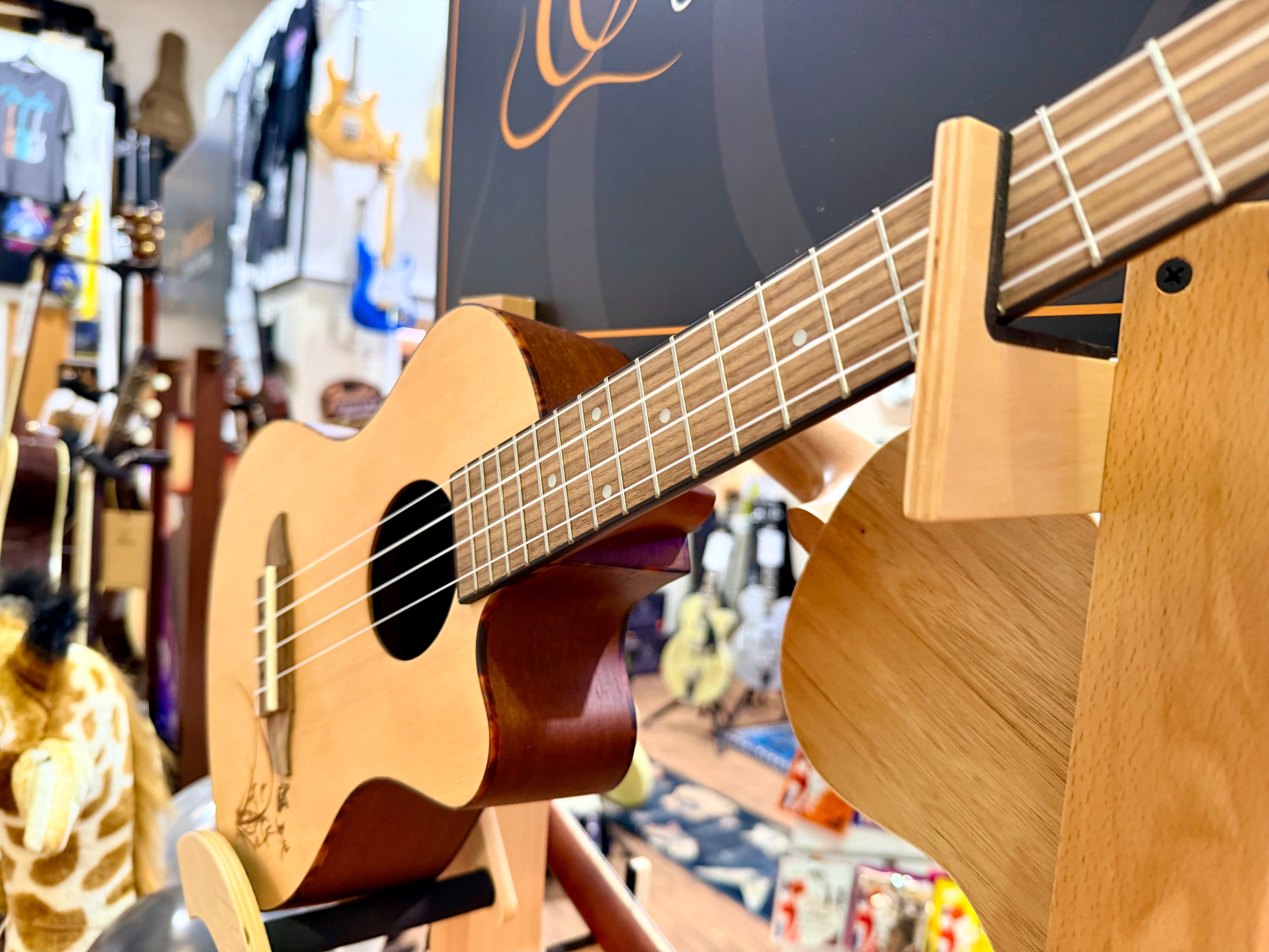 🔥NEW 2025🔥 Ortega Bonfire Series Ukelele~ Electro-Acoustuc Uke~ Natural + Bag!