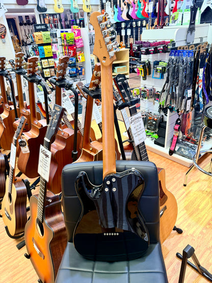⚡️NEW⚡️ JET JT-350 Black Electric Guitar~ Roasted Maple~ Telecaster Style~ 2026!